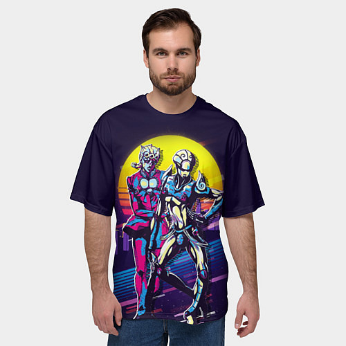 Мужская футболка оверсайз JoJo’s Bizarre Adventure / 3D-принт – фото 3