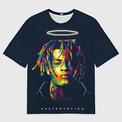 Футболка оверсайз мужская XXXTENTACION, цвет: 3D-принт