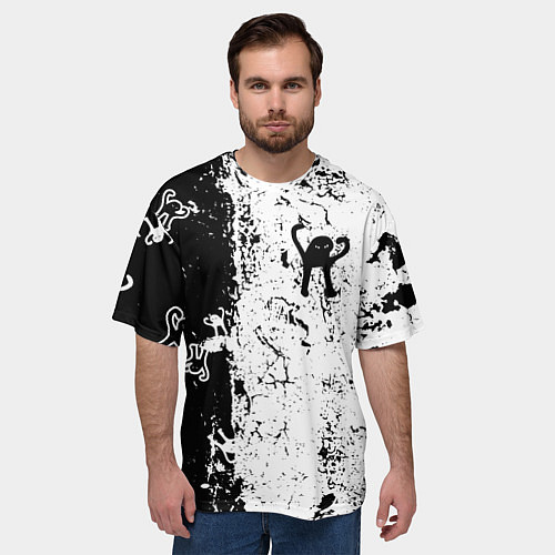 Мужская футболка оверсайз Ъуъ съука / 3D-принт – фото 3