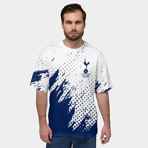 Мужская футболка оверсайз Tottenham Hotspur / 3D-принт – фото 3