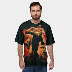 Футболка оверсайз мужская Федор Емельяненко Император, цвет: 3D-принт — фото 2
