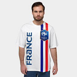 Футболка оверсайз мужская СБОРНАЯ ФРАНЦИЯ, цвет: 3D-принт — фото 2