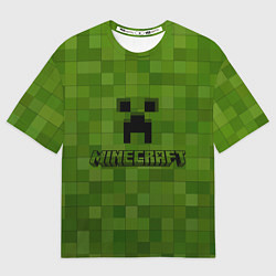 Футболка оверсайз мужская Minecraft, цвет: 3D-принт