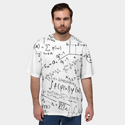 Футболка оверсайз мужская Мама,я математик!, цвет: 3D-принт — фото 2