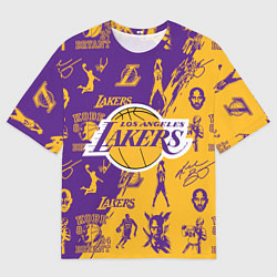 Футболка оверсайз мужская КОБИ БРАЙАНТ, цвет: 3D-принт