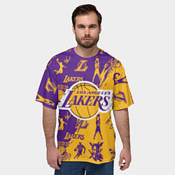 Футболка оверсайз мужская КОБИ БРАЙАНТ, цвет: 3D-принт — фото 2