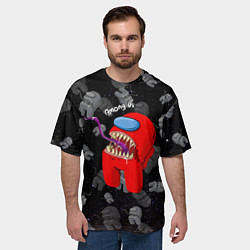 Футболка оверсайз мужская AMONG US, цвет: 3D-принт — фото 2
