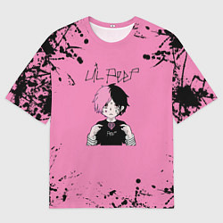 Футболка оверсайз мужская Lil Peep, цвет: 3D-принт