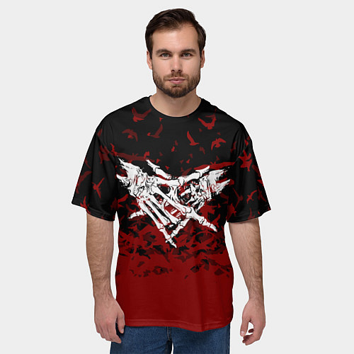 Мужская футболка оверсайз Velial Squad / 3D-принт – фото 3