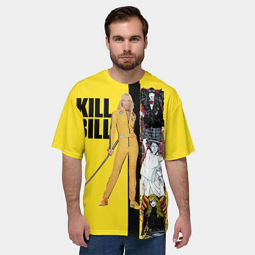 Мужская футболка оверсайз Убить Билла / 3D-принт – фото 3