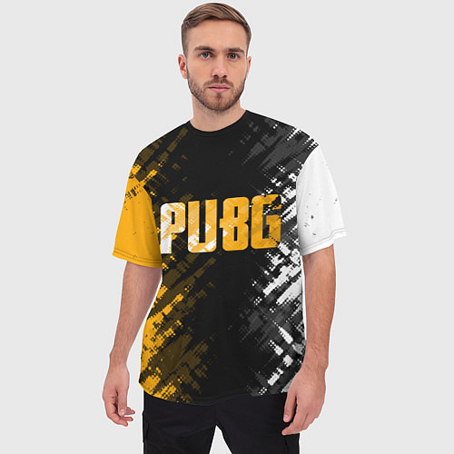 Мужская футболка оверсайз PUBG / 3D-принт – фото 3