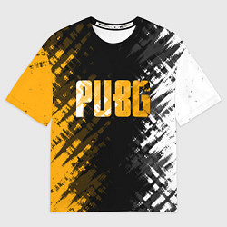 Футболка оверсайз мужская PUBG, цвет: 3D-принт