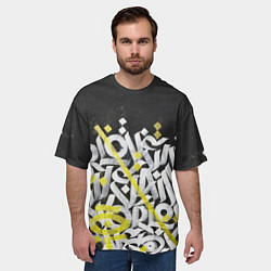 Футболка оверсайз мужская GRAFFITY, цвет: 3D-принт — фото 2