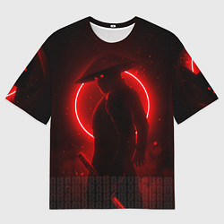 Футболка оверсайз мужская SAMURAI, цвет: 3D-принт