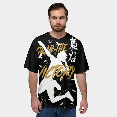 Мужская футболка оверсайз Haikyuu Haikyu Haikuu / 3D-принт – фото 3