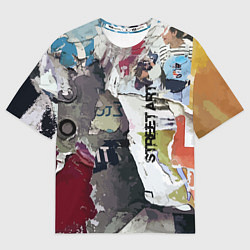 Футболка оверсайз мужская Street art, цвет: 3D-принт