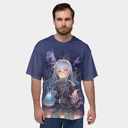 Мужская футболка оверсайз Rimuru Tempest / 3D-принт – фото 3