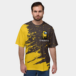 Футболка оверсайз мужская AMONG US АМОНГ АС, цвет: 3D-принт — фото 2