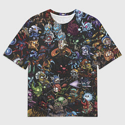 Футболка оверсайз мужская Heros Dota 2, цвет: 3D-принт