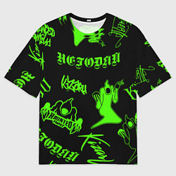 Мужская футболка оверсайз KIZARU HAUNTED FAMILY