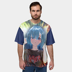Футболка оверсайз мужская Rem Slayer, цвет: 3D-принт — фото 2