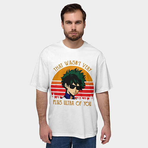 Мужская футболка оверсайз That wasnt very plus ultra of you / 3D-принт – фото 3