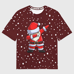 Футболка оверсайз мужская Dab-Santa, цвет: 3D-принт