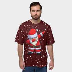 Футболка оверсайз мужская Dab-Santa, цвет: 3D-принт — фото 2