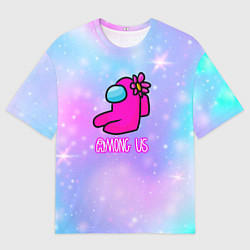 Футболка оверсайз мужская Among Us, цвет: 3D-принт