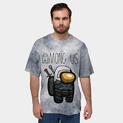 Футболка оверсайз мужская Among Us x The Witcher Z, цвет: 3D-принт — фото 2
