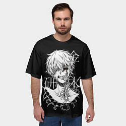 Футболка оверсайз мужская Ken and scolopendra, цвет: 3D-принт — фото 2