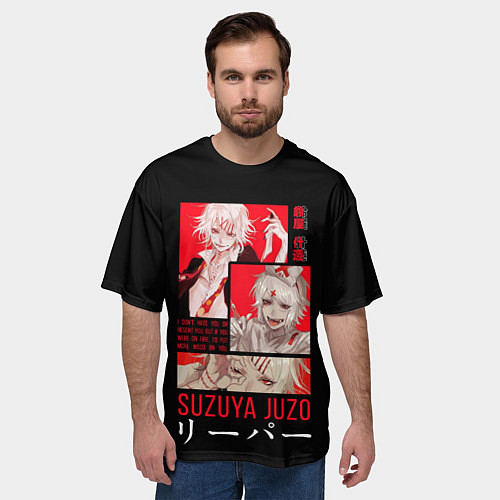 Мужская футболка оверсайз Suzuya Juzo / 3D-принт – фото 3