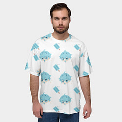 Футболка оверсайз мужская Genshin Impact, цвет: 3D-принт — фото 2