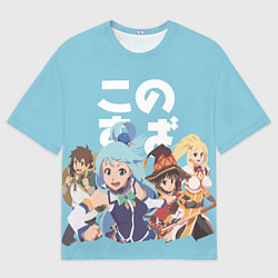 Футболка оверсайз мужская KonoSuba, цвет: 3D-принт