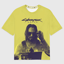 Мужская футболка оверсайз Cyberpunk 2077