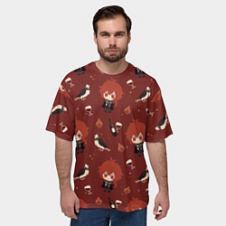 Футболка оверсайз мужская Genshin Impact, цвет: 3D-принт — фото 2