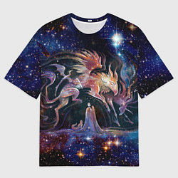 Футболка оверсайз мужская Дивные звери, цвет: 3D-принт