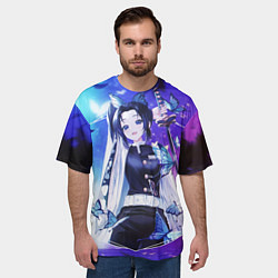 Футболка оверсайз мужская Шинобу, цвет: 3D-принт — фото 2