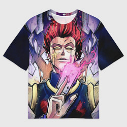 Футболка оверсайз мужская Хисока Hunter x Hunter, цвет: 3D-принт