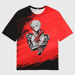 Мужская футболка оверсайз Генос One Punch Man