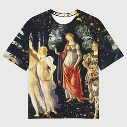 Футболка оверсайз мужская Весна боттичелли, цвет: 3D-принт