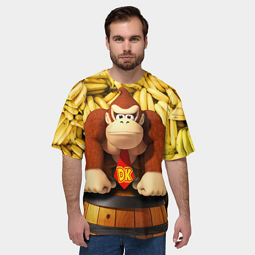 Мужская футболка оверсайз Dk / 3D-принт – фото 3