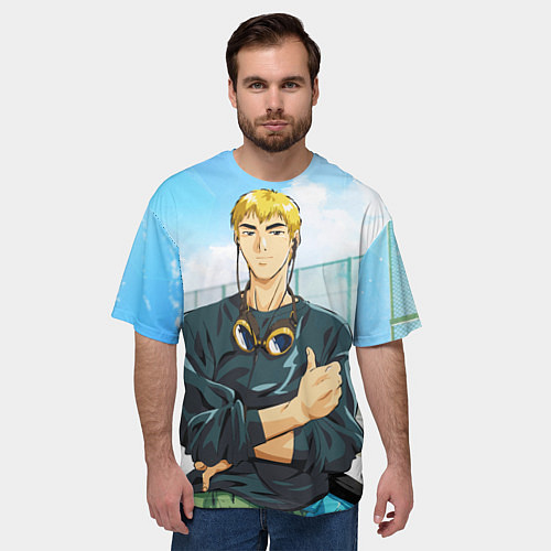 Мужская футболка оверсайз Eikichi Onizuka / 3D-принт – фото 3