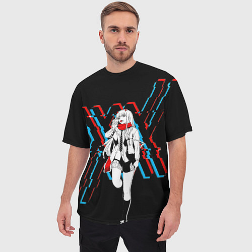 Мужская футболка оверсайз Любимый во Франксе: XX / 3D-принт – фото 3