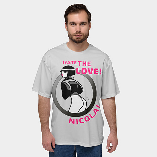 Мужская футболка оверсайз НиКола Сyberpunk 2077 / 3D-принт – фото 3