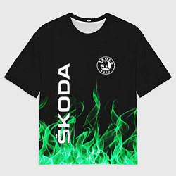 Мужская футболка оверсайз SKODA