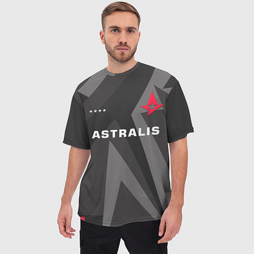 Мужская футболка оверсайз Astralis Jersey Pro 202122 / 3D-принт – фото 3