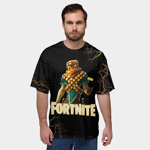 Мужская футболка оверсайз Mancake Fortnite / 3D-принт – фото 3