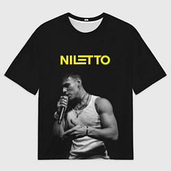 Футболка оверсайз мужская НИЛЕТТО, цвет: 3D-принт