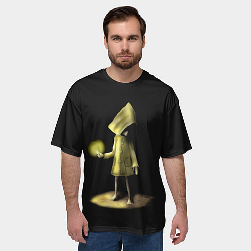 Мужская футболка оверсайз Little Nightmares 2 / 3D-принт – фото 3